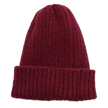 Sparsil, вязаные шерстяные шапки в стиле бини для родителей и детей, Осенние простые детские шапки, теплые эластичные короткие шапки с манжетами для мужчин, женщин и девочек