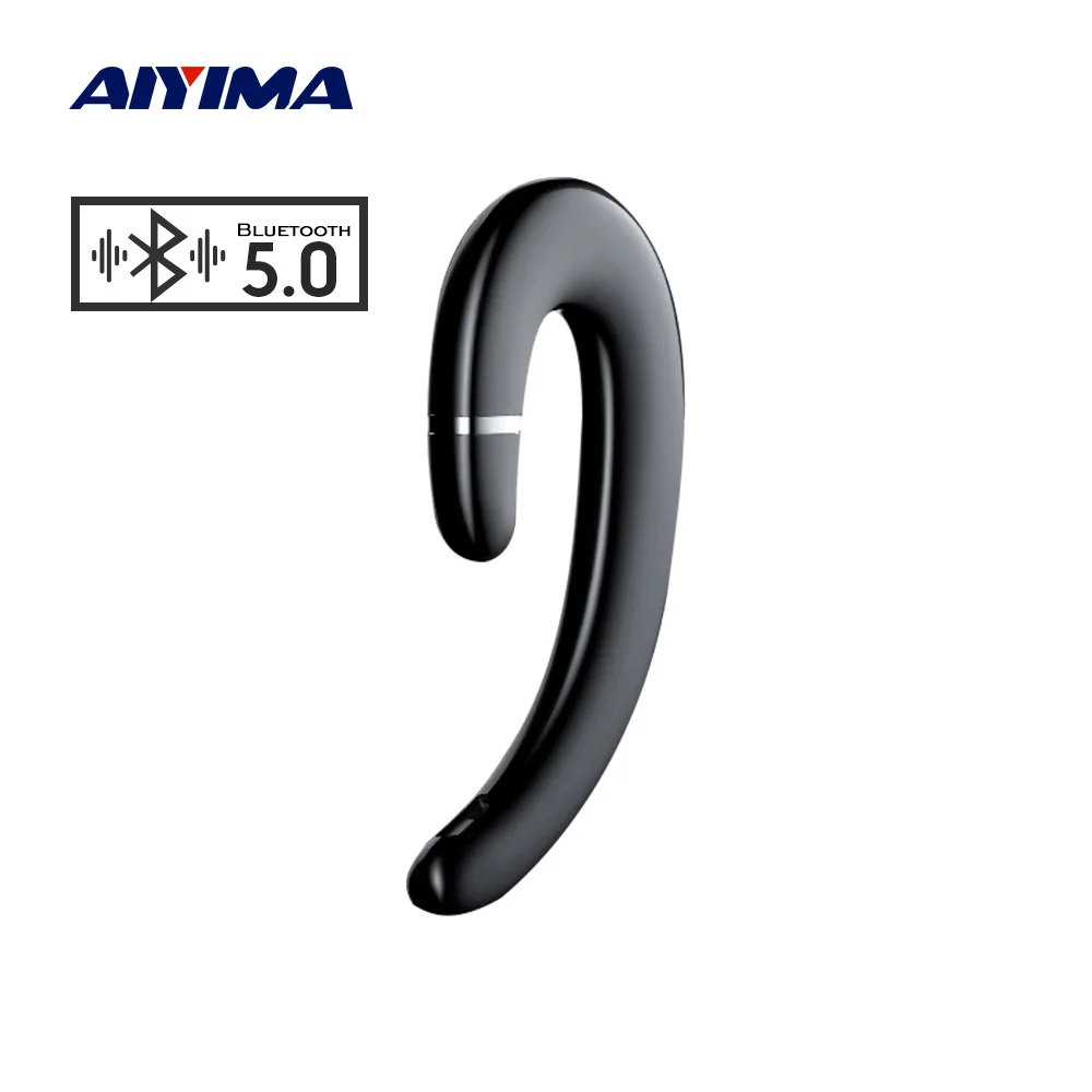 

AIYIMA Wireless Headphone Waterproof Bluetooth 5.0 Bone Conduction Earphone Ear Hook Painless Headset Sports Earphones Handsfree