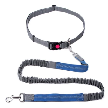 

1 Pcs Dog Leash Hands-Free Handle Elastic Dog Leash Reflective Backpack Belt Adjustable Bike Strong Waist