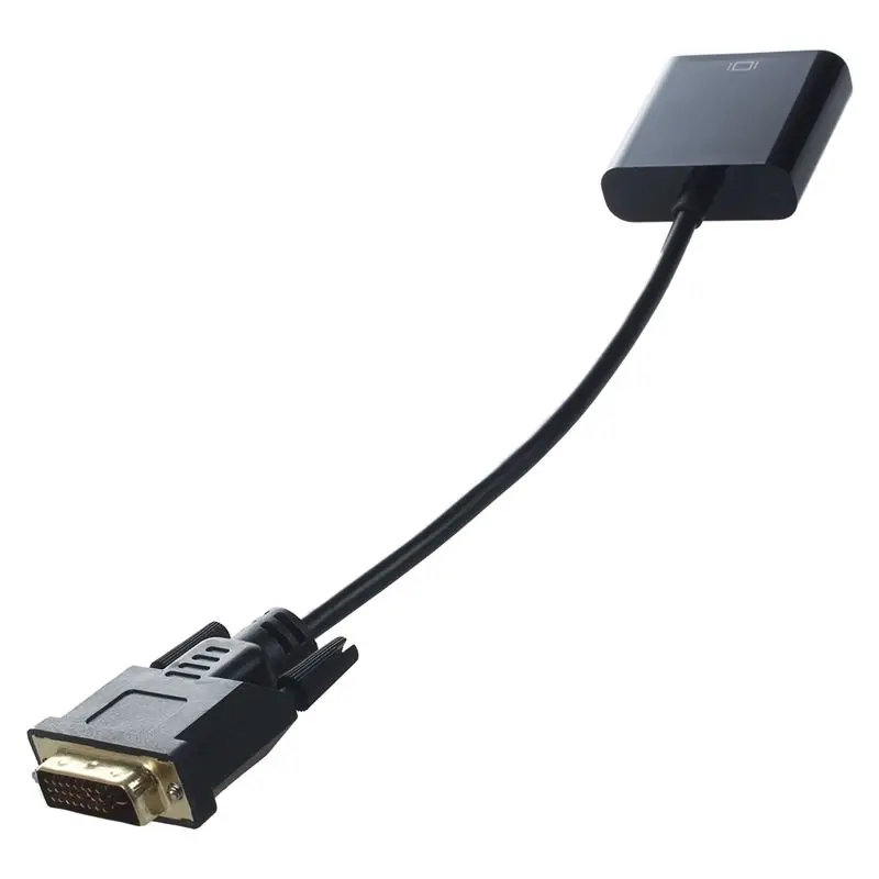 Pro DVI-D 24+1 Pin Male to VGA 15 Female Cable Adapter Converter Connector |