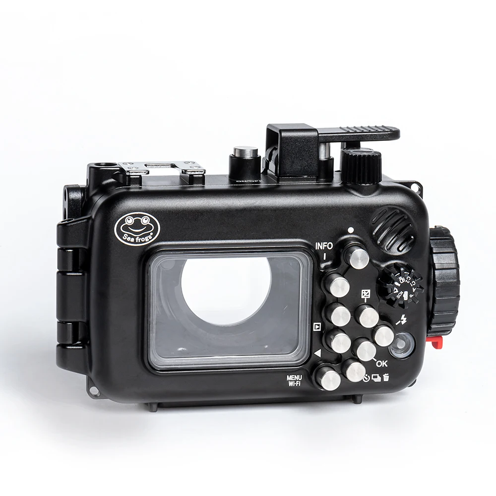 Seafrogs 100 м подводный чехол из алюминиевого сплава для дайвинга водонепроницаемый