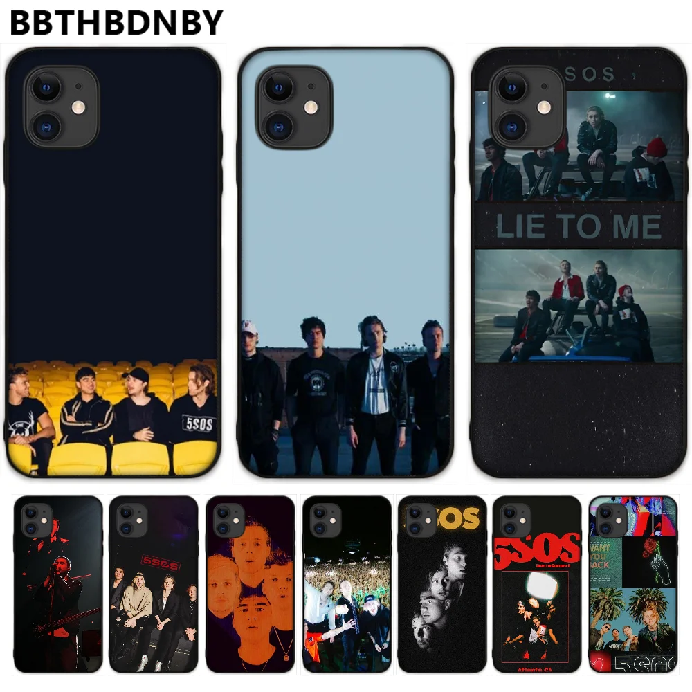 Чехол для телефона 5Sos band of Summer чехол iphone 5 5S SE 5C 6 6S 7 8 plus X XS XR 11 PRO MAX мягкий