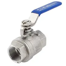 3/4PT Женский 90 градусов поворотный рычаг из нержавеющей стали 2 шт шаровой клапан