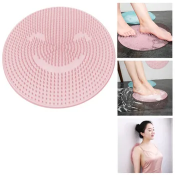 

Body Brush Back Rub Firm Exfoliating Bath Sponge Foot Scrubber Massager Suction Pad Skin Scruber Anti-skid Pad Bathroom