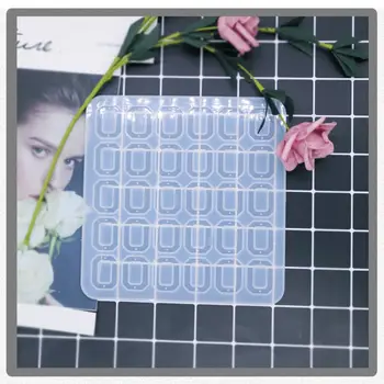 

Silicone Acrylic Earring Necklace Pendant Mold Resin Casting Mold Jewelry Making H37C