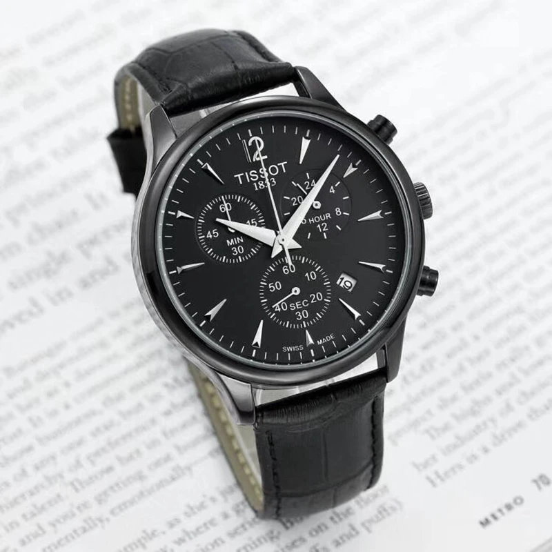 

2020 new Tissot-watch-classic three-pin multi-function fashion watch watch men 007 casual simple watch gift 1567