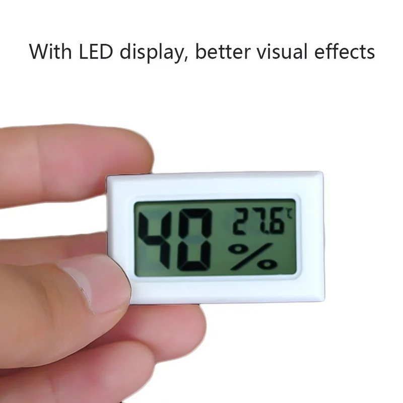 

Urijk LCD Digital Thermometer Humidity Sensor Backlight Temperature Instruments Thermostat Outdoor Weather Station New Multitool