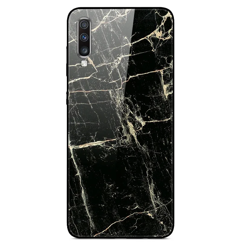 22 Для samsung A70S чехол с милым рисунком стекло Жесткий задней крышки чехлы для samsung Galaxy A70S чехол A707F мягкий бампер Galaxya70s A 70S - Цвет: 22