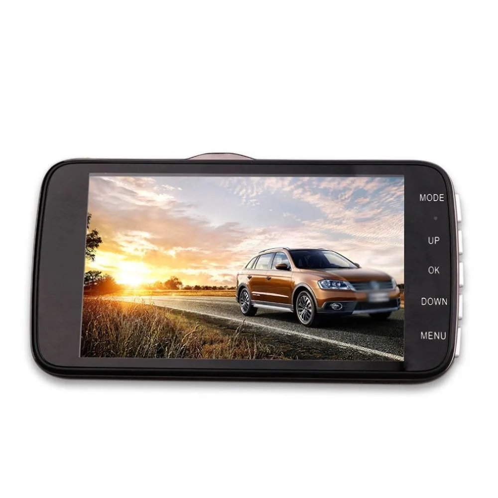 X4." HD Автомобильный видеорегистратор зеркало заднего вида gps камера с двумя объективами HD Автомобильный видеорегистратор g-сенсор ночное видение