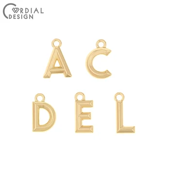 

Cordial Design 100Pcs Jewelry Accessories/DIY Pendant/Letter Shape/Hand Made/Earring Findings/Jewelry Making/Charms For Bracelet