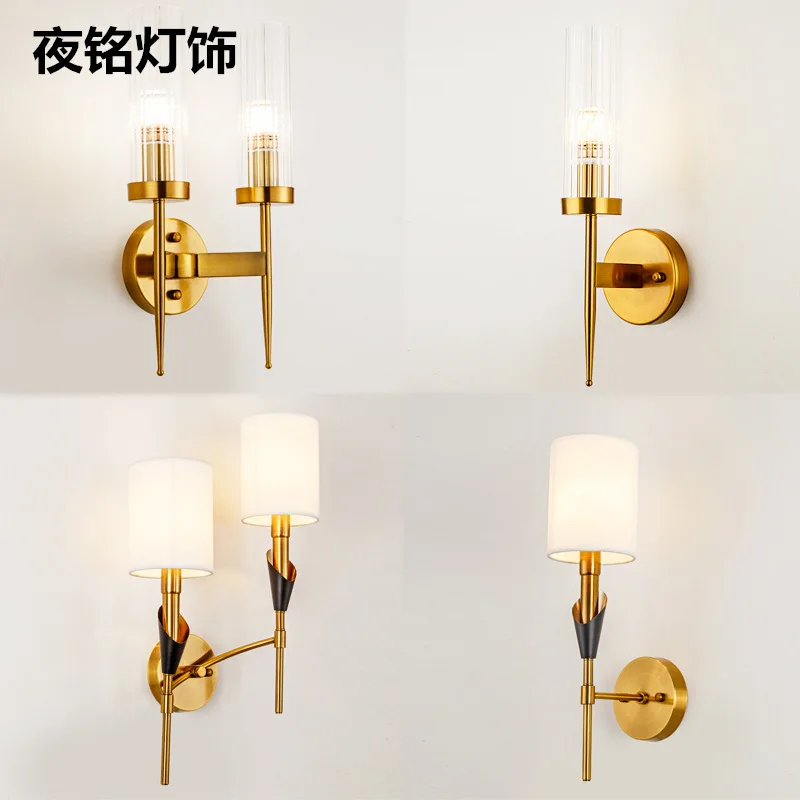 

personality indoor wall lamp, wrought iron wall lamp wall lamp between example of new Chinese style hotel wall lamp
