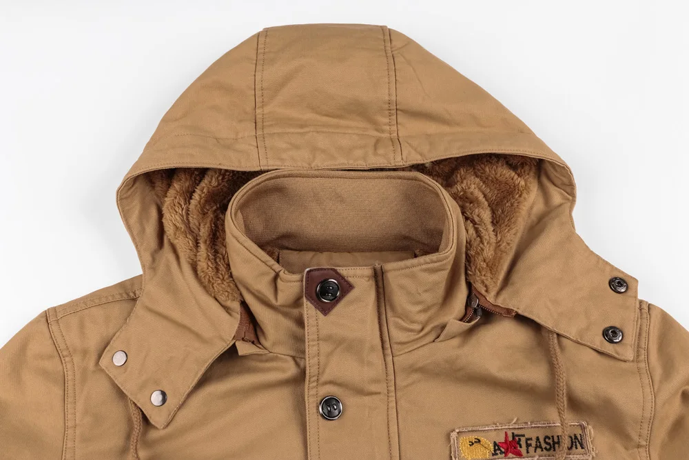 Зимняя теплая военная куртка мужская Толстая Повседневная куртка пальто флисовые летные куртки воздушная сила карго Jaqueta ветровка