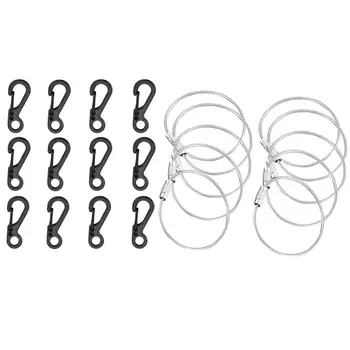 

22Pcs Mini SF Carabiners Spring Backpack Clasps EDC Keychain Carabiner