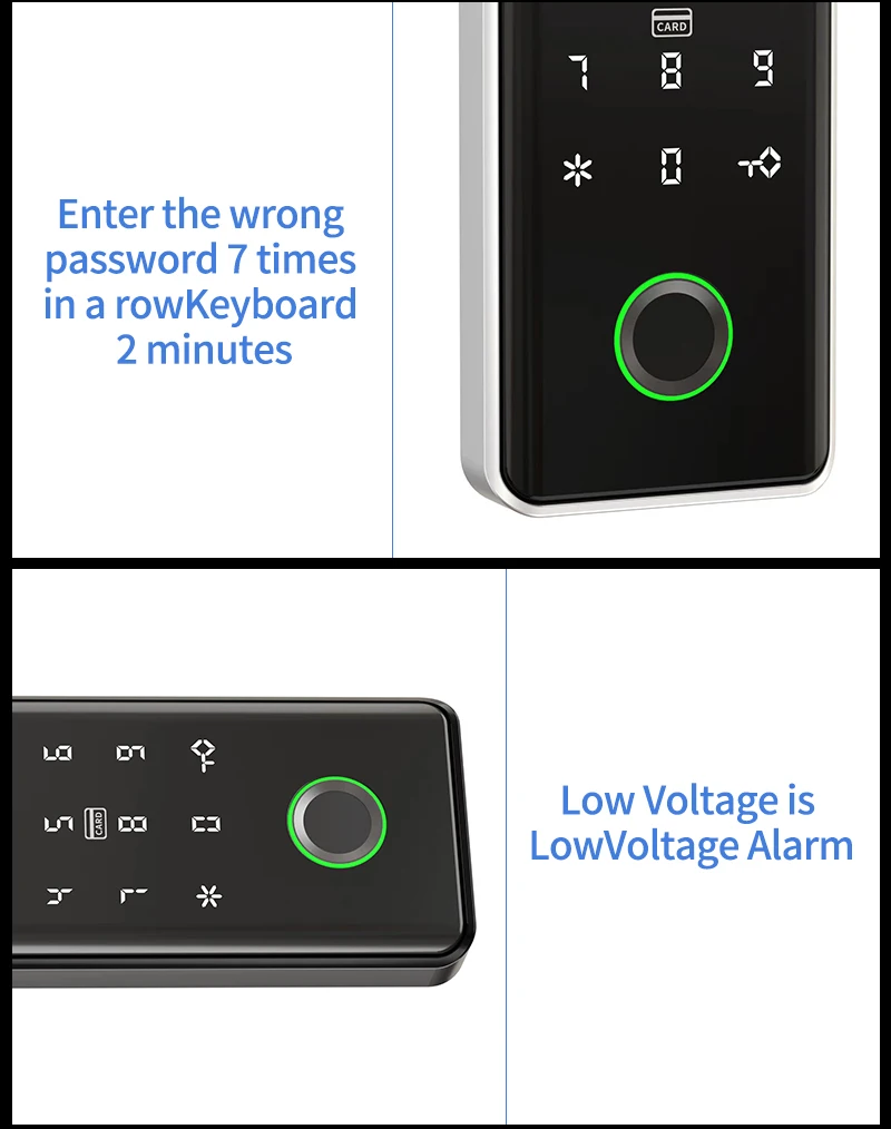 TTLOCK Bluetooth App Control Fingerprint Drawer Lock RFID 13.56Mhz For Spa Swimm