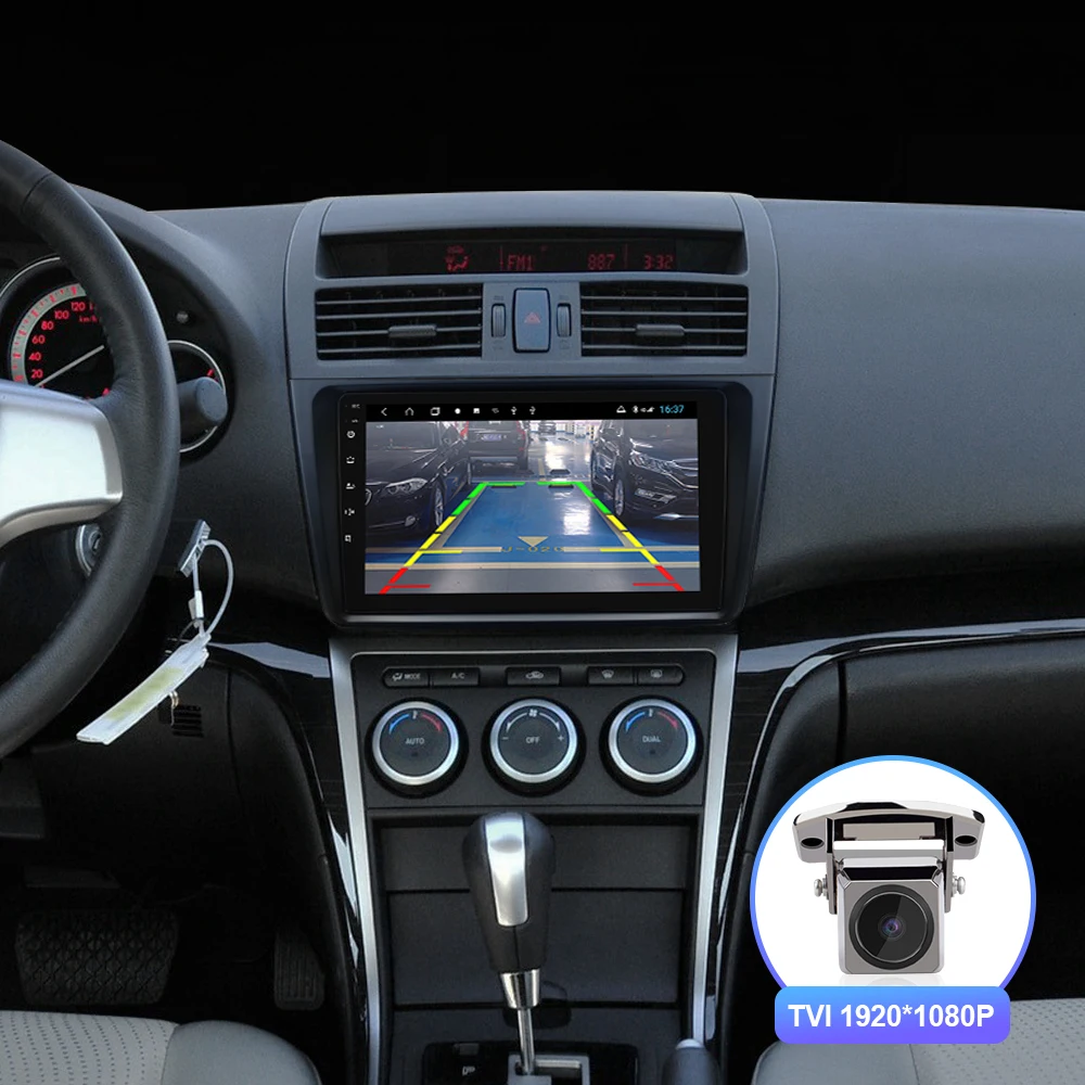  Isudar H53 4G Android 1 Din Auto Radio For Mazda 6 2 3 GH 2007-2012 Car Multimedia GPS 8 Core RAM 4