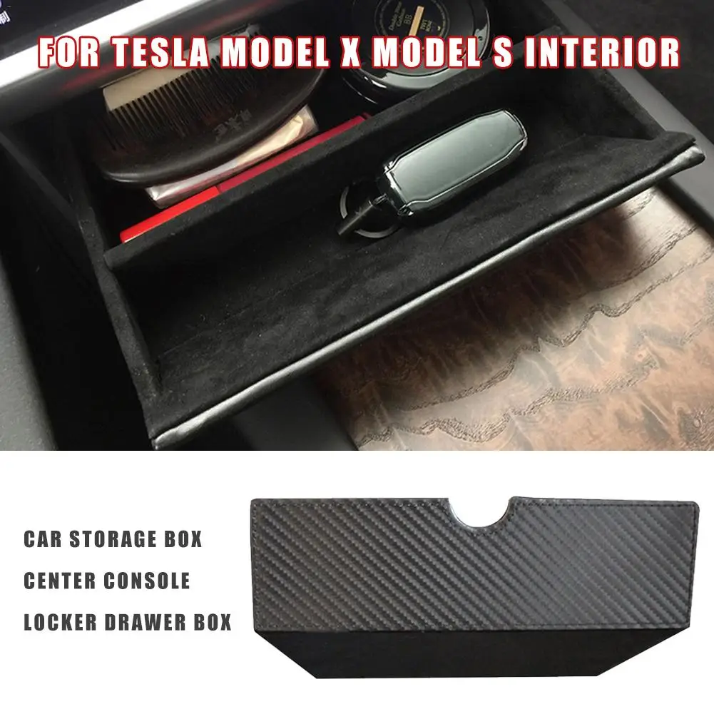 Органайзер для автомобильного сиденья Tesla модель X модель S внутренняя коробка для хранения автомобиля центральная консоль шкафчик ящик интерьерные аксессуары