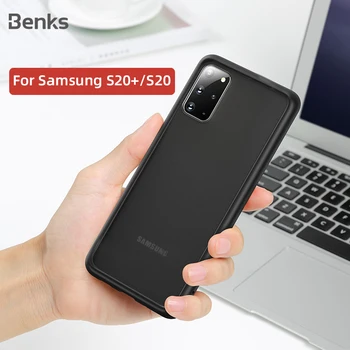 

Benks Skin Feeling Phone Case For Samsung Galaxy S20/S20+ Full Protection Back Cover For Samsung 6.2" 6.7" Contrast Color Shell