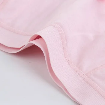 

New Style Mesh And Combed Cotton Bra Developmental Solid Color Students Vest Style Underwear Non-Steel Ring Breathable