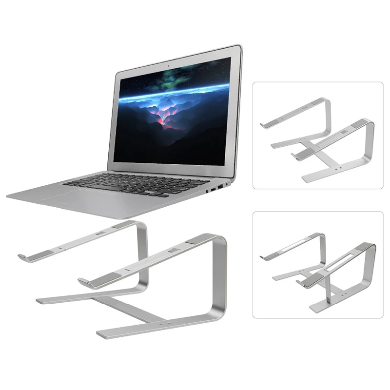 Алюминиевая Подставка для ноутбука эргономичный металлический охлаждающий держатель для ноутбука для Mac Book Air Pro базовый кронштейн для ноутбука