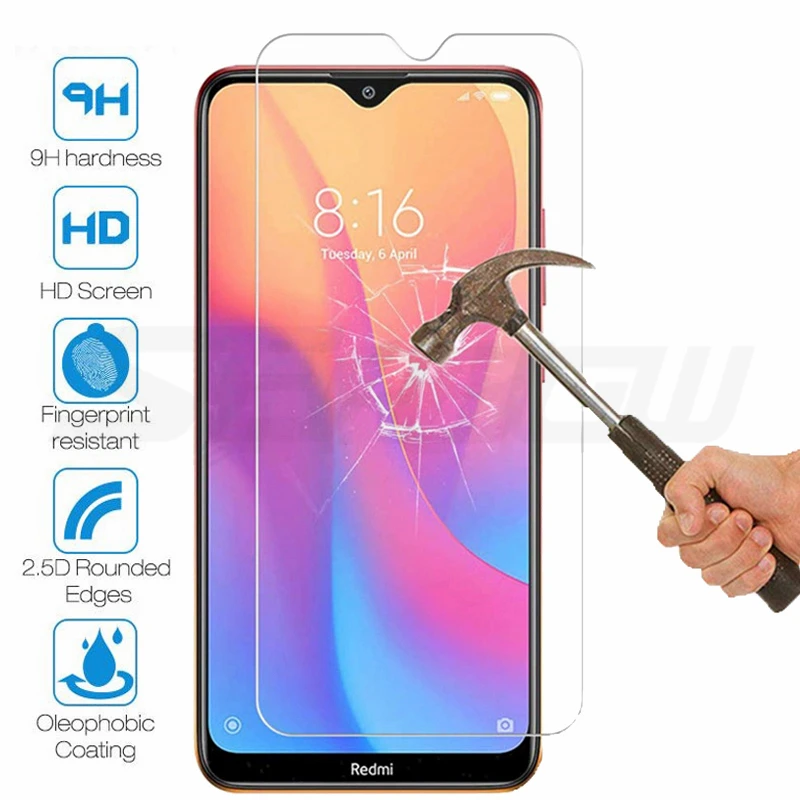 15D Protection Glass For Xiaomi Redmi 7 8 9 7A 8A 9A Tempered Screen Protector Redmi Note 7 8 8T 9S 9 Pro Safety Glass Film Case afbeelding