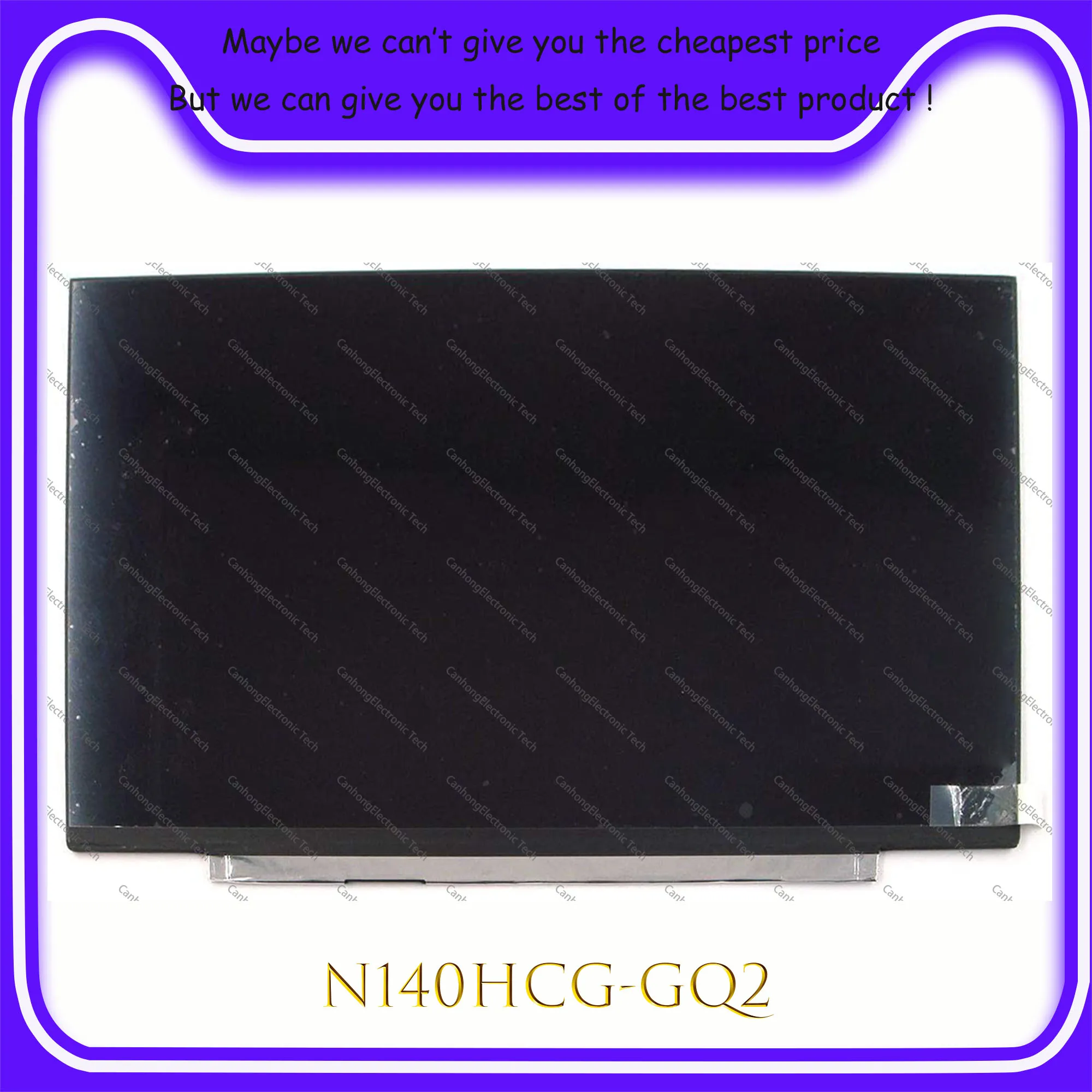 

Original New 14.0" extactly model N140HCG-GQ2 IPS FHD 72%NTSC 30pin eDP Laptop Matrix Matte Replacement LCD LED Screen Panel