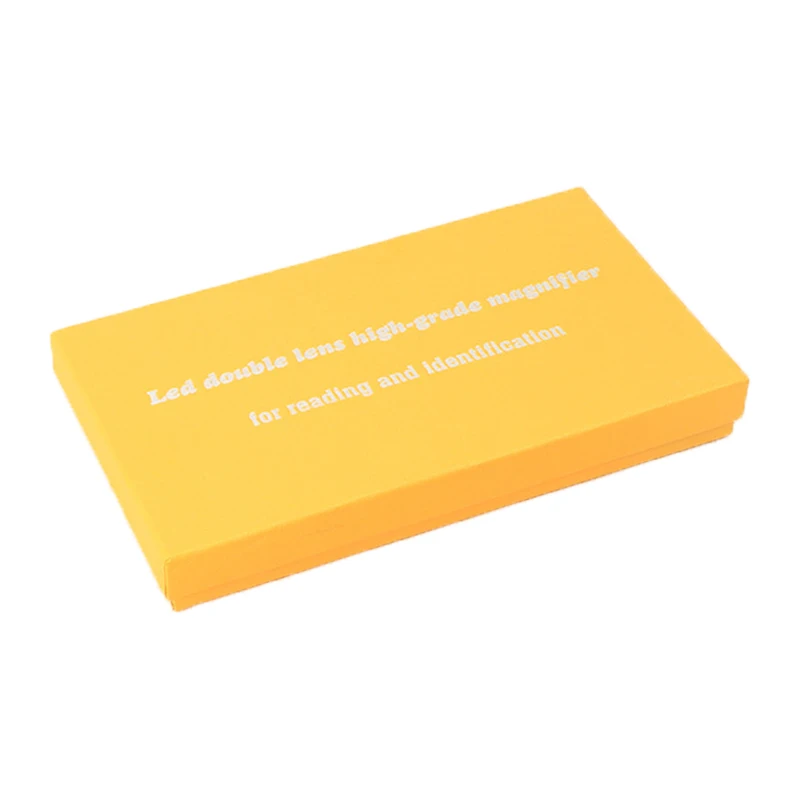 English gift box Ручной 30X Лупа с подсветкой 12LED с высоким увеличением увеличительное стекло для чтения для пожилых людей лупа для ремонта ювелирных изделий - Цвет: English gift box