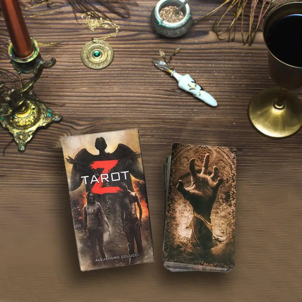 78 Pcs/Set Tarot Z Deck Playing Tarot Cards Tarot For Family Party Board Games Playing Cards New Year Party Entertainment Game