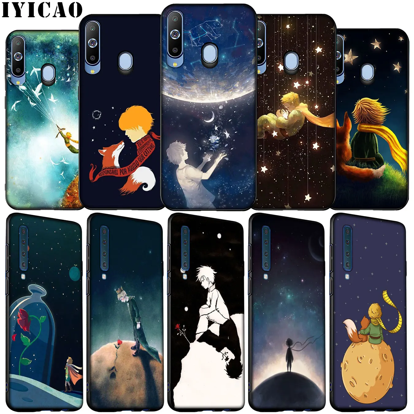 Мягкий силиконовый чехол IYICAO The Little Prince для Samsung Galaxy A70 A50 A60 A40 A30 A20 A10 M10 M20 M30 M40 A20E