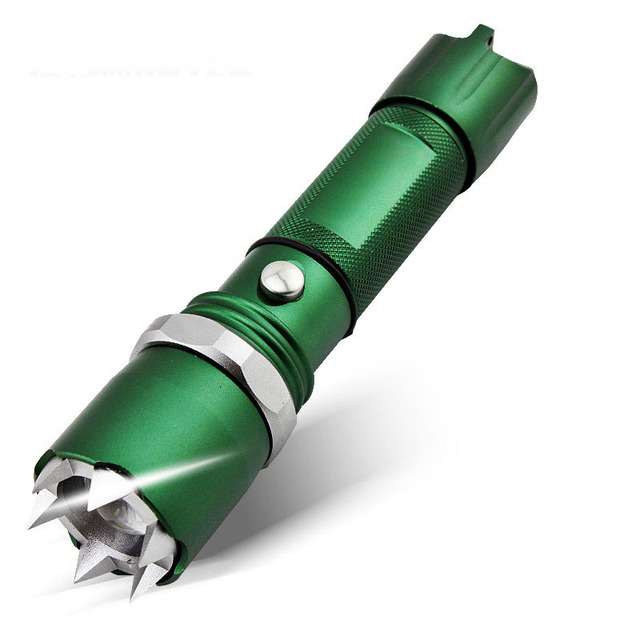 Flashlight For Outdoor Defense, Anti-wolf Flashlight For Outdoor Tactical Equipment Rechargeable Legal Self-defense
