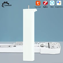 Tuya Zigbee Smart Electric Curtain Motor Track Remote Control Smart Life work for Alexa Google home smart home