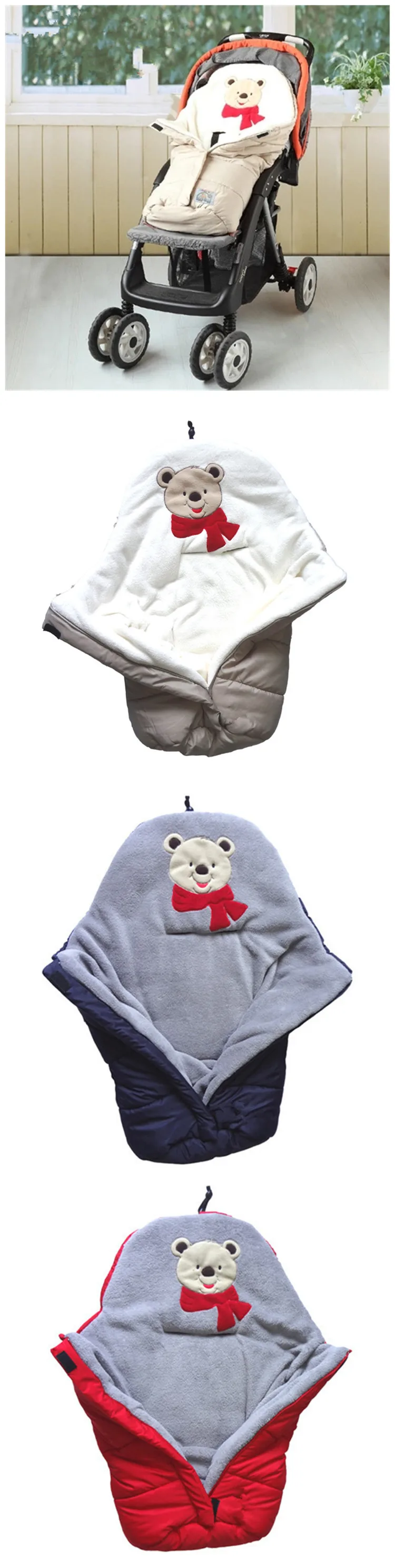 Конверт для новорожденной детской коляски, спальный мешок, сумка для ног, детская складная прогулочная коляска, чехол для детской коляски, зимняя пеленка