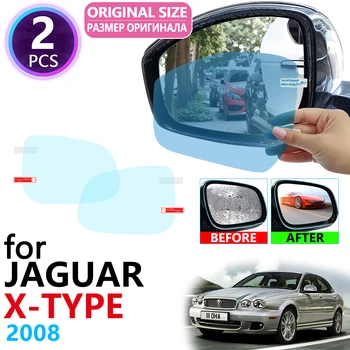

for Jaguar X-Type X Type XType 2008 Full Cover Rearview Mirror Anti-Fog Films Rainproof Anti Fog Film Foil Clean Car Accessories