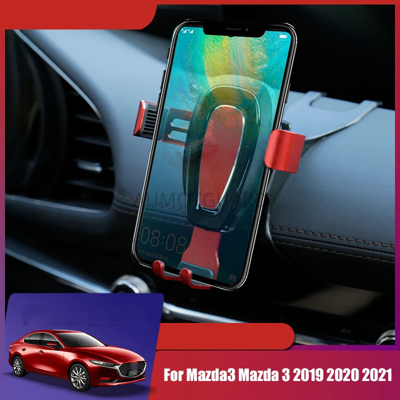 Автомобильный Стайлинг Гравитационный телефон держатель GPS для Mazda 3 2019 2020