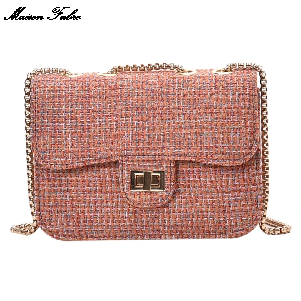 Maison Fabre Women's 2020 New Wild Messenger Bag Woolen Fashion Shoulder Phone Coin Purse | Багаж и сумки