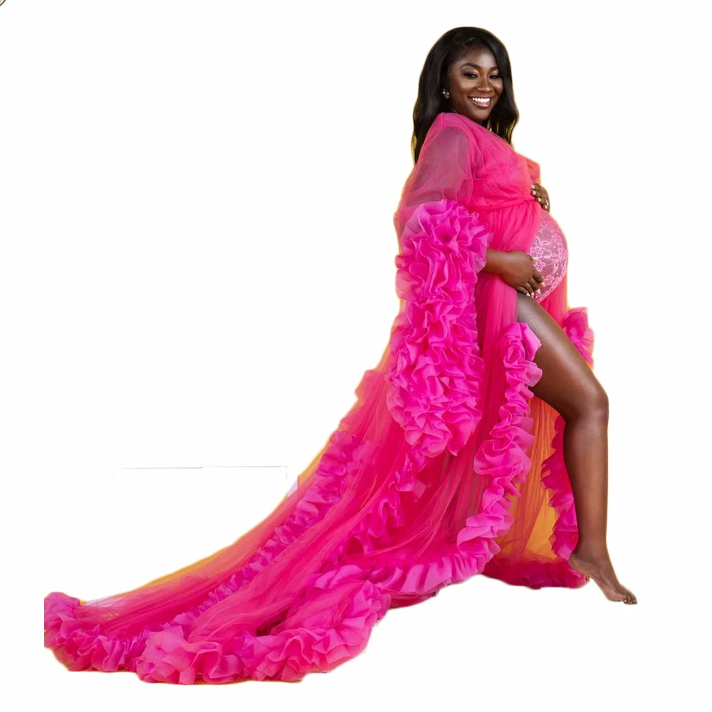 

Розово-красные вечерние платья платье для беременных для фотосессии Babyshower индивидуальное платье для беременных для фотосессии Выпускные вечерние платья