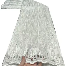 

High Quality Cotton African Dry Lace Fabric Nigerian Lace Fabric Hot Sale Swiss Voile In Switzerland Men Women Sew Dress TY-150