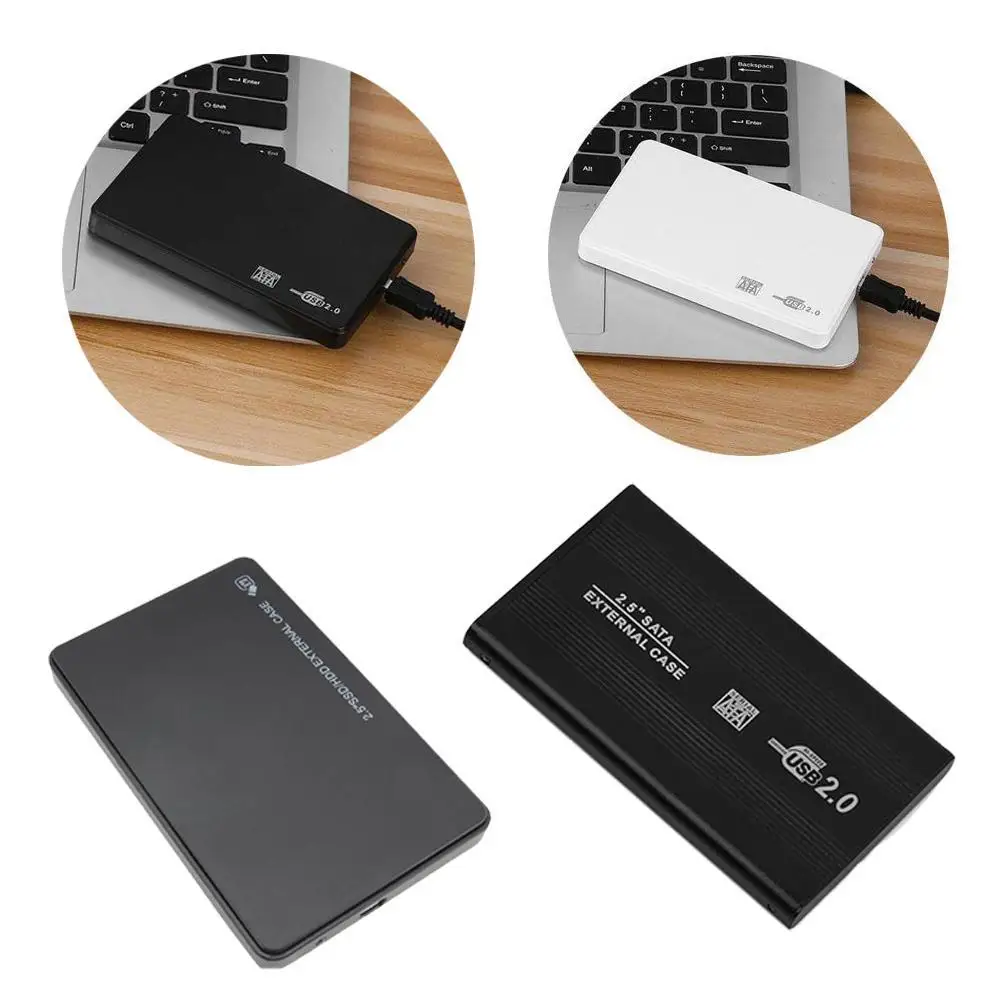USB 2 0 5 &quotSATA внешний HDD HD жесткий диск Корпус черный чехол |