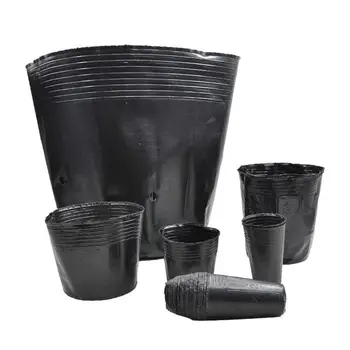 

20pcs Nursery Pot plastic In Nursery Pots For Home Garden Plant Pot Nursery Transplant Flower Seedling Pots Succulent Flowerpot