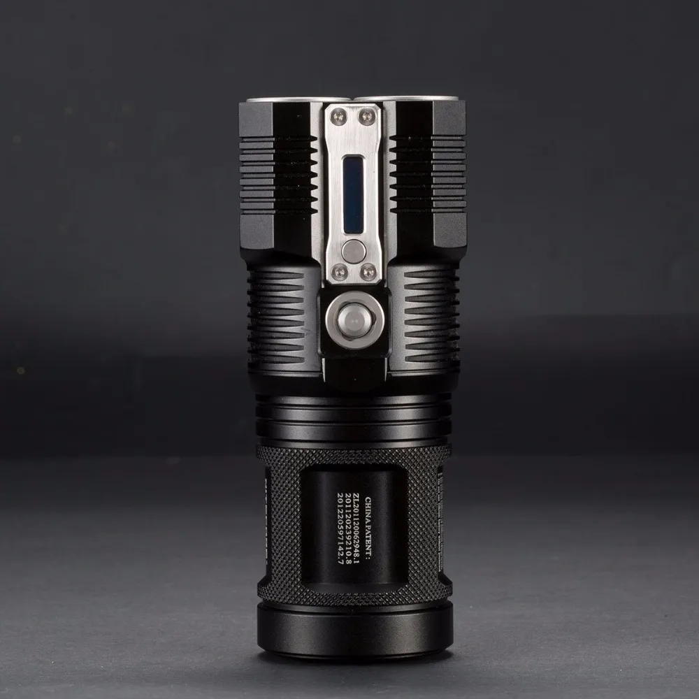 Бесплатная доставка миниатюрный Монстр NITECORE TM28 6000 LMs CREE XHP35 HI 4xLED перезаряжаемый с