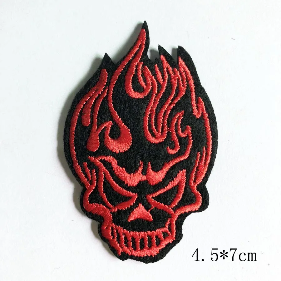 Skull Hand Cartoon Embroidered Iron-On Patch - DIY Apparel Accessory