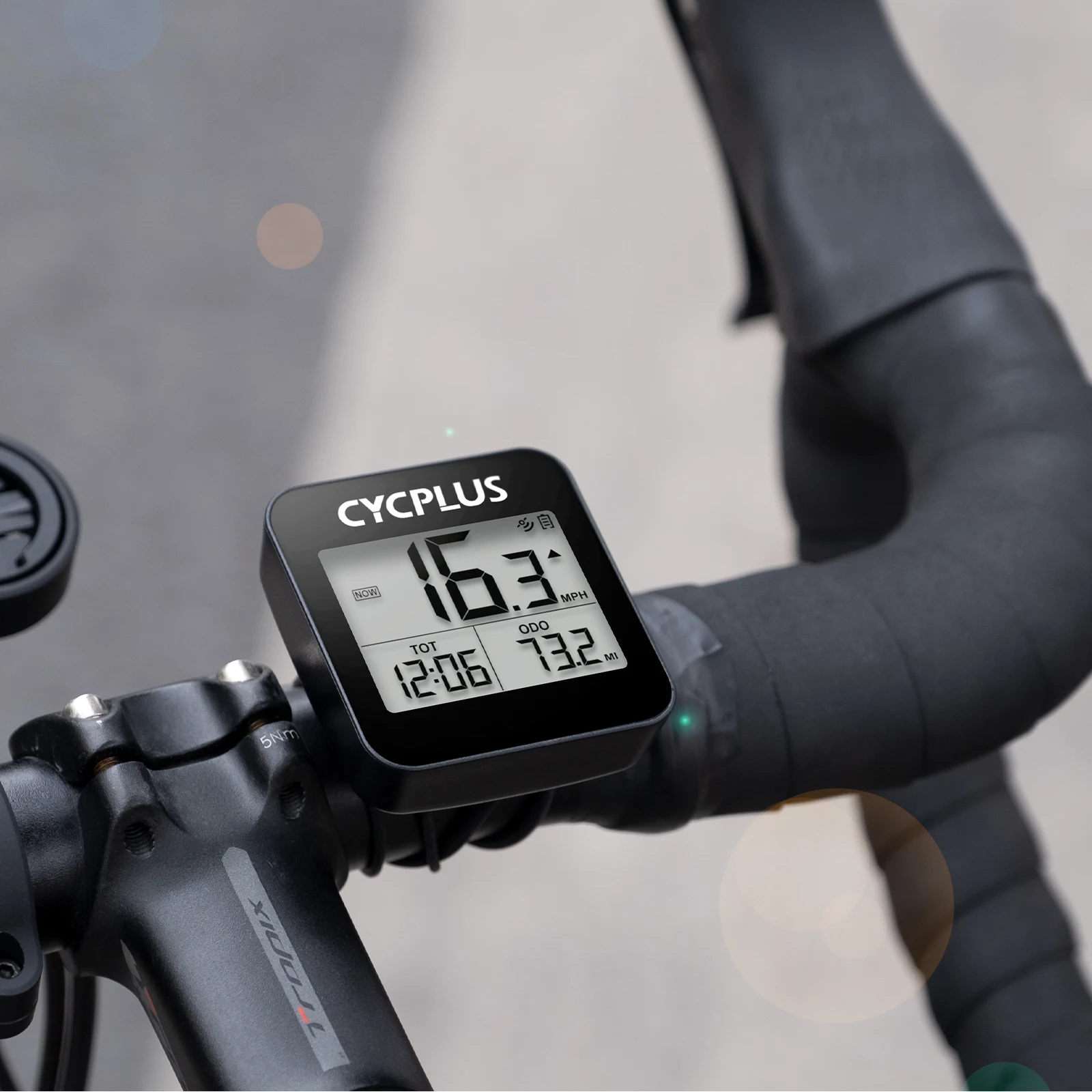 CYCPLUS G1 GPS speedometer Cycling Computer riding time & mileage Calculator etc 