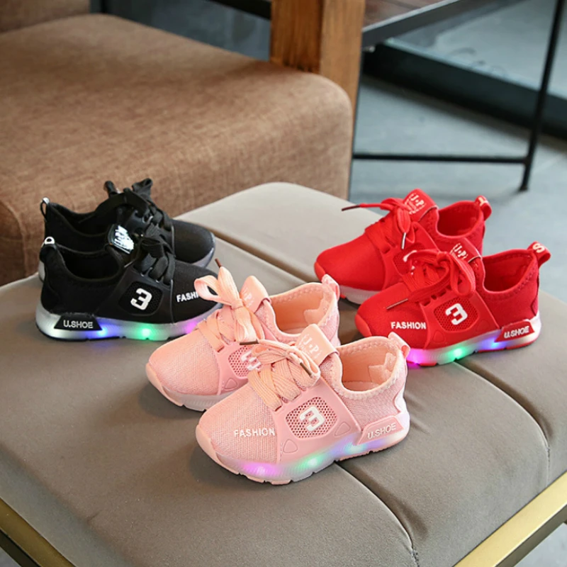 Светящиеся кроссовки с подсветкой; спортивная обувь; Светящиеся кроссовки для девочек и мальчиков; светильник; обувь для детей; sapato infantil menina