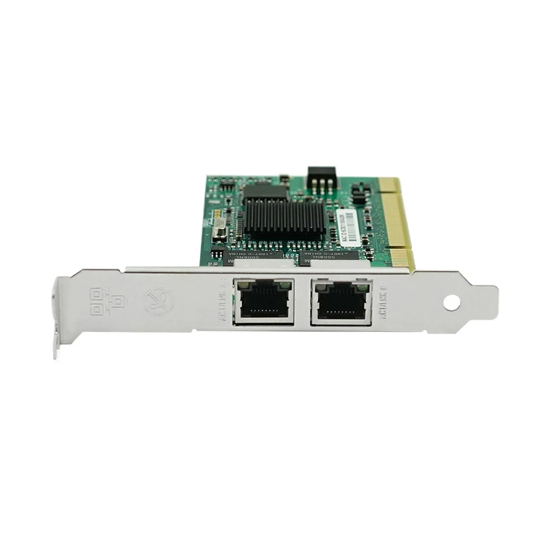 Pci двойной Rj45 Порты и разъёмы Gigabit Ethernet Lan сетевая карта 10/100/1000 Мбит/с для Intel