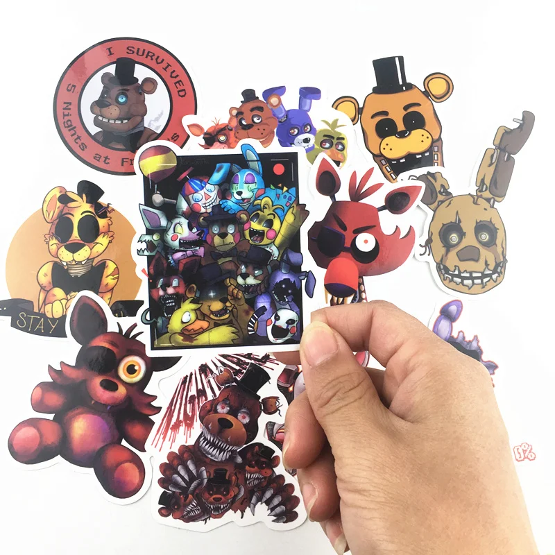 11 шт., наклейка Five Nights at Freddy, s стиль, B, водостойкая наклейка для рисования граффити, наклейка на скейтборд, игрушка, наклейка
