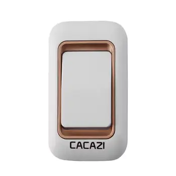 

Plug-in Wireless Doorbell AC Door Ring Waterproof Button Transmitter Receiver SW