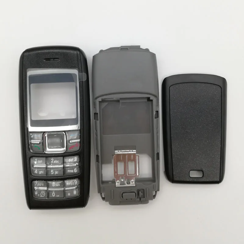 Чехол для Nokia 1600 передняя рамка+ средняя крышка+ крышка для батареи+ английские или русские или Арабские клавиатуры Новые