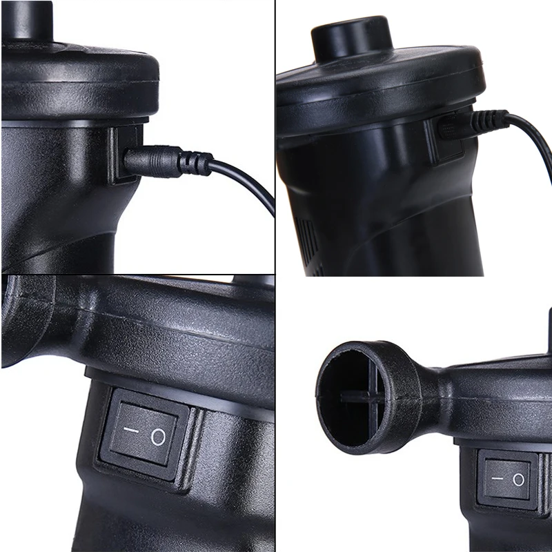  Electric Quick-Fill Air Pump Air Mattress Pump for Inflatable Blow up Pool Raft Bed Boat Toy 1Set