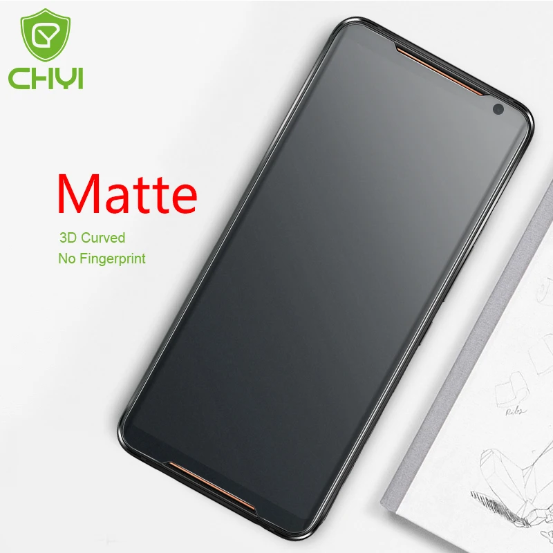 CHYI матовая пленка без отпечатков пальцев для Asus ROG Phone 2 II 3D изогнутая защита