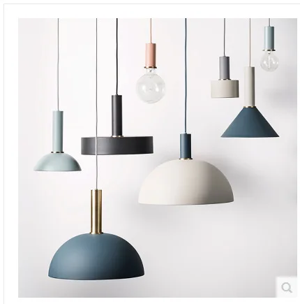 

Online Celebrity INS Northern European-Style Designer Macarons Three Head Pendant Lamp Creative Showcase Bedside Bar Counter Sin