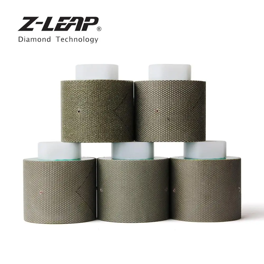 Z-LEAP " 5 шт./компл. алмазные барабан Мокрый Применение гальваническим шлифовальный инструмент Гранит Мрамор бетона Стекло Применение Фул абразивное колесо